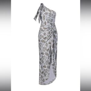 Cinq A Sept
Gretchen floral-print asymmetric dress